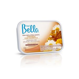 Cera Depilatória Corporal Depil Bella Camomila e Calêndula Barra 250G