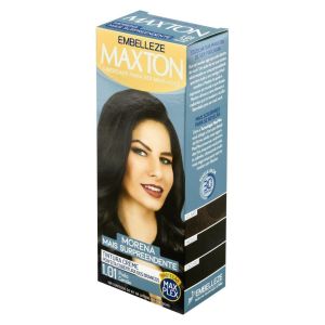 Coloração Maxton Kit Pratico 1.01 Pto.Carvao