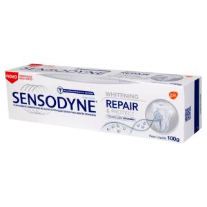 Creme Dental Rapair & Protect Whitening Para Dentes Sensíveis Sensodyne 100G