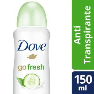 Desodorante Antitranspirante Aerosol Dove Go Fresh Pepino E Chá Verde Com 150mL