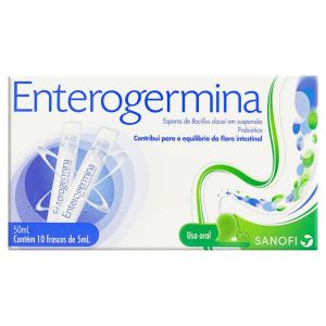 Enterogermina 2Bcfu/5mL Caixa Com 10 Flaconetes Com 5mL De Suspensão De Uso Oral