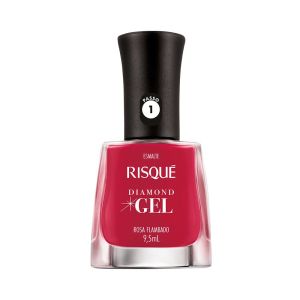 Esmalte Risque 9.5mL Diamond Gel Rosa Flambado