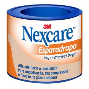 Esparadrapo Impermeável Nexcare Branco 25Mm X 90Cm