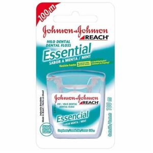 Fio Dental Johnson'S Reach Essencial Sabor Menta Com 100 Metros