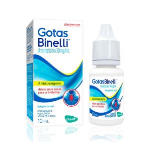 Gotas Binelli 30Mg/mL Caixa Com 1 Frasco Gotejador Com 10mL De Solução De Uso Oral