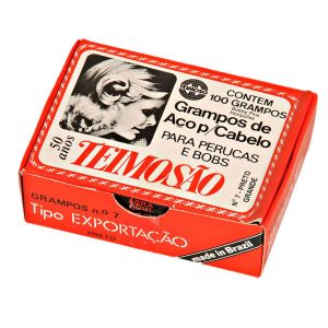 Grampo de Cabelo N. 7 Preto 100 Unidades