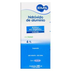 Hidróxido De Alumínio 240mL De Solução De Uso Oral 61,5Mg/mL Caixa Com 1 Frasco - (Genérico)