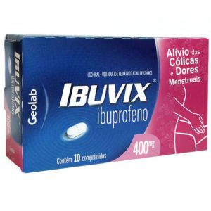 Ibuvix 400Mg Caixa Com 10 Comprimidos