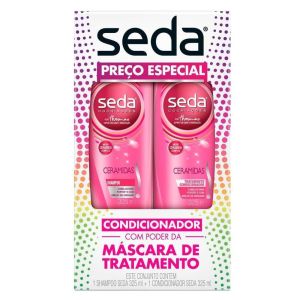 Seda Shampoo E Condicionador Sos Ceramidas Com Preço Especial No Condicionador