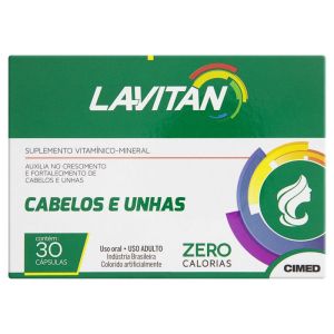 Lavitan Cabelos E Unhas Com 30 Comprimidos S