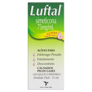 Luftal 75Mg/mL Caixa Com 1 Frasco Gotejador Com 15mL De Emulsão De Uso Oral