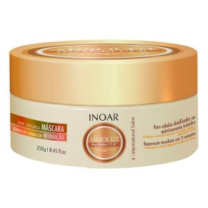 Máscara De Reparação Inoar Absolut Daymoist Clr Cabelos Danificados Com 250mL