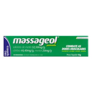Massageol 52,50Mg + 44,40Mg + 20Mg Bisnaga Com 15G De Pomada De Uso Dermatológico