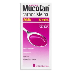 Mucofan 50Mg/mL Caixa Com 1 Frasco Com 100mL De Xarope + Copo Medidor