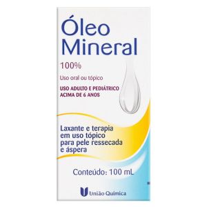 Óleo Mineral União Química Frasco Com 100mL