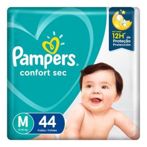Pampers Confortsec Mega Tamanho M 44 Unidades