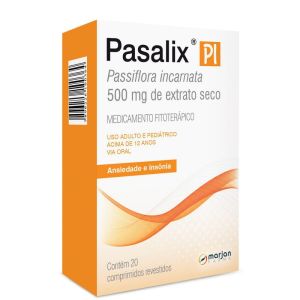 Pasalix Pi 500Mg Caixa Com 20 Comprimidos