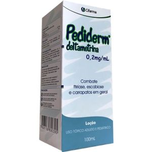 Pediderm 0,2Mg/mL Caixa Com 1 Frasco Com 100mL De Loção De Uso Dermatológico