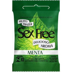 Preservativo Sex Free Menta 3 Unidades