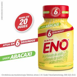 Sal De Frutas Eno Frasco Com 100G De Pó Efervescente De Uso Oral Abacaxi