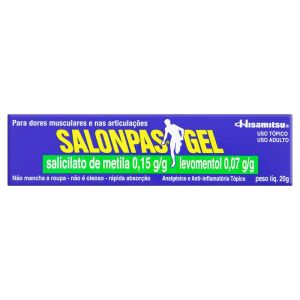 Salonpas Gel 0,15G/G + 0,07G/G Bisnaga Com 20G De Gel De Uso Dermatológico