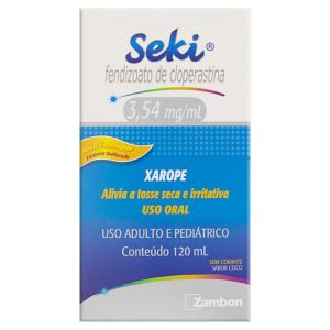 Seki 3,54Mg/mL Caixa Com 1 Frasco Com 120mL De Xarope + Copo Medidor