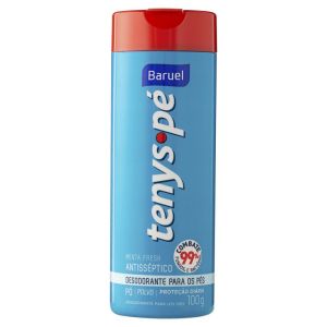 Talco Para Pés Tenis Pé Baruel Mentolado 100G
