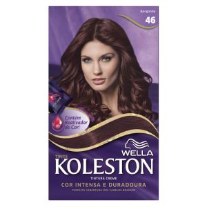 Koleston Novo Coloracao Permanente 46 Borgonha Tratamento Tubo Dourado