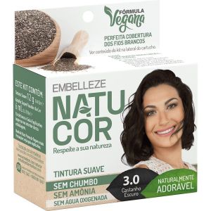 Tintura Natucor Refil 3.0 Castanho Esc