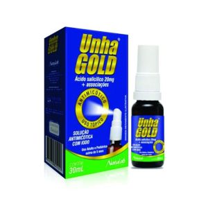 Unha Gold Solução Com 30mL
