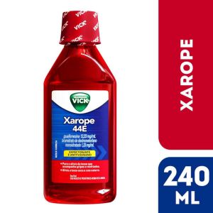 Xarope 44E 1,30mg/mL + 13,30mg/mL Caixa com 1 Frasco com 240mL de Xarope