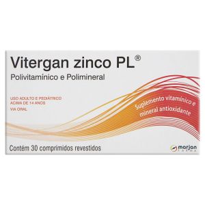 Vitergan Zinco Pl Caixa Com 30 Comprimidos